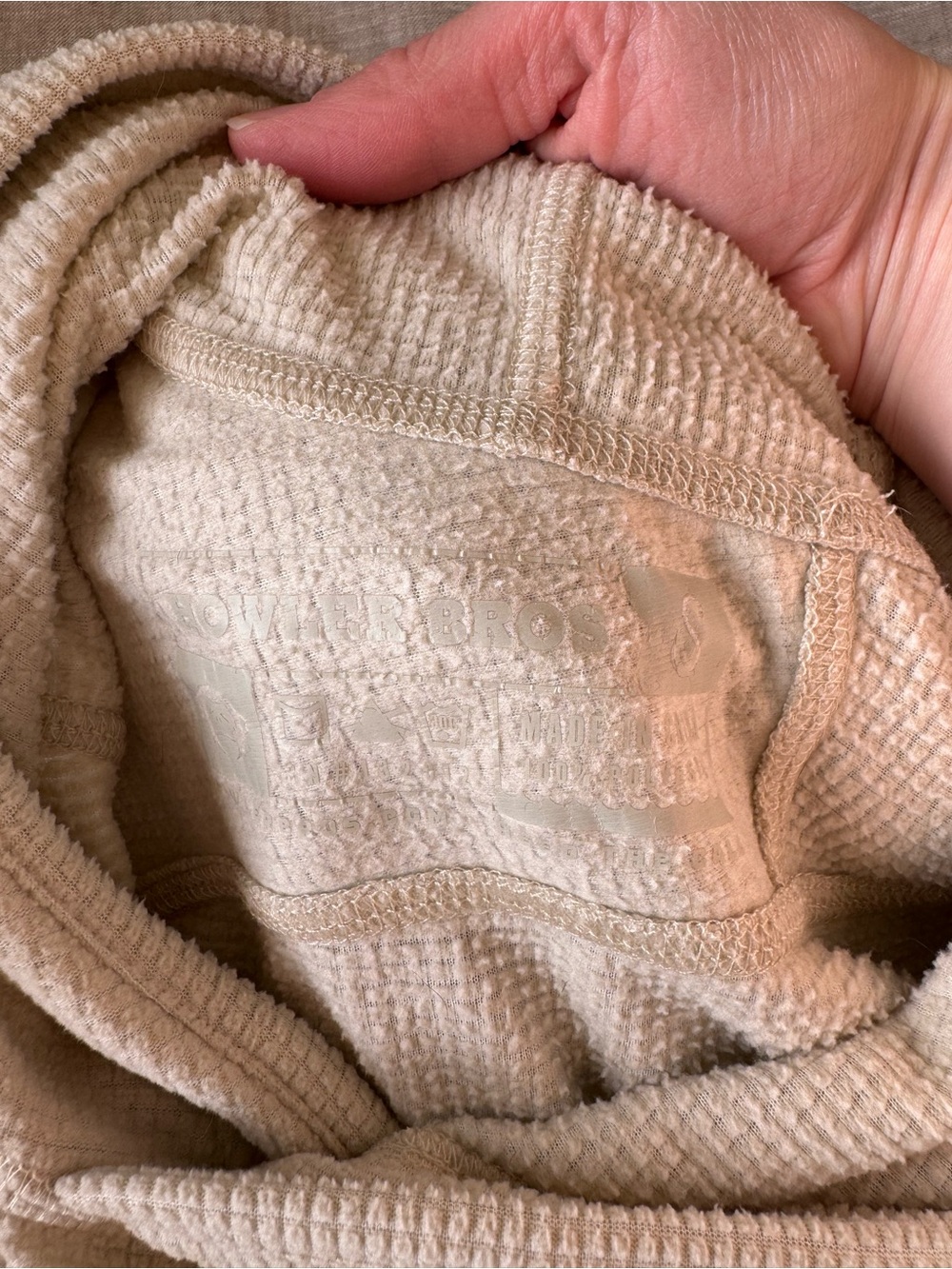 Howler Bros Cream Pullover Hoodie - Picture 5 of 9